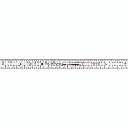 Starrett C310K-6 | 6" Full-Flexible Steel Full-Flexible Rule 1/32", 1/64" Graduation