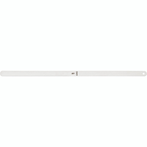 Starrett 73408 | 0.0210" Thick Tempered Steel Thickness Gage 12" Length
