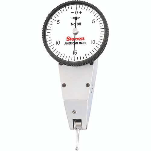 Starrett 57079 | 0"-1/32" Range Dial Test Indicator 0.0005" Graduation White Dial