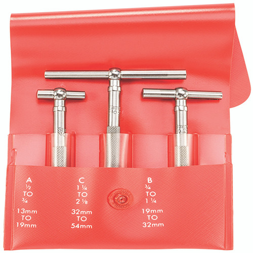 Starrett S229FZ | 1/2"-2-1/8" Range Telescoping Gage Set