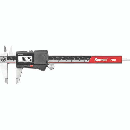 Starrett EC799A-6/150 W/SLC | 6" Range 0.0005" Resolution Stainless Steel Electronic Caliper with SPC Output