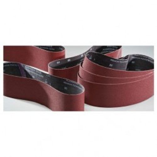 Carborundum 05539554721 | 1" Width x 42" Length P120 Grit Cloth Backing Aluminum Oxide Resin Waterproof Cloth Belt Sanding Belt