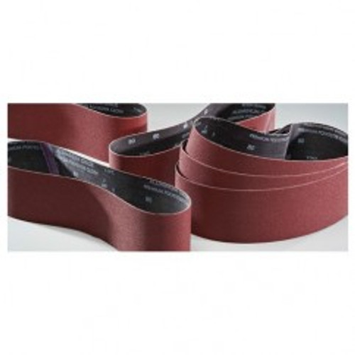 Carborundum 05539554716 | 1" Width x 42" Length P40 Grit Cloth Backing Aluminum Oxide Resin Waterproof Cloth Belt Sanding Belt