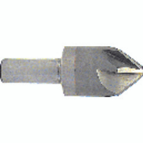 M A Ford 78075003 | 3/4" Diameter x 1/2" Shank x 2-3/4" OAL x 90 Degree Included Angle 6 Flute Uncoated Solid Carbide Countersink