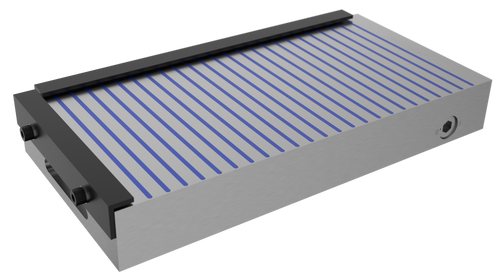 Magnetic Products CMC-200500-REN | 7-7/8" Width/Diameter x 19-11/16" Length Transverse Permanent Rectangular Magnetic Chuck