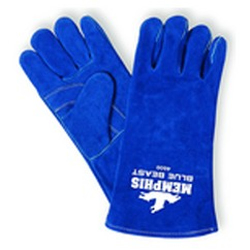 Memphis 4600XXL | XX-Large Blue Cowhide Welding Gloves