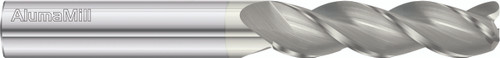 Fullerton Tool 27544 | 1/2" Diameter x 1/2" Shank x 2" LOC x 4" OAL 3 Flute FC5 Solid Carbide Corner Radius End Mill