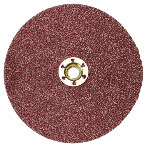 3M 7000119205 | 7.000" Diameter x 60+ Grit 86000 RPM Precision Shaped Ceramic Fibre Disc - Maroon