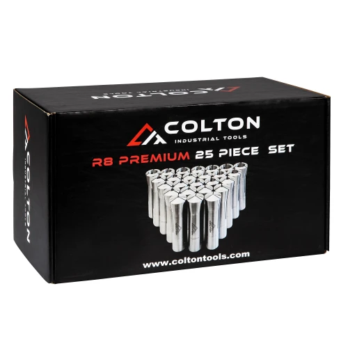 Colton R8 Collet Set Packaging