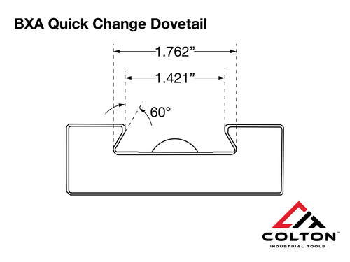 Colton BXA Tool Post Dovetail