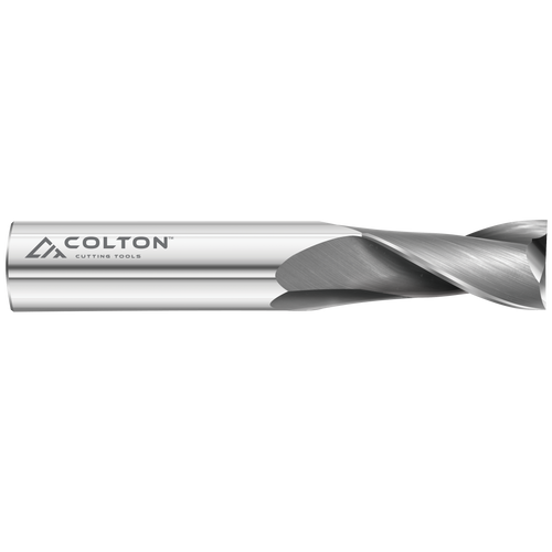 Photograph of Colton Cutting Tools 61135 | Carbide End Mill 2 Flute Square End Long 3/16" Diameter x 1 1/4" LOC x 3" OAL