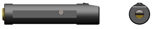 Photograph of a Micro 100 QTS-250-500 | 0.2500" (1/4) Bore DIA x 0.5000" (1/2) Shank DIA x 2.80" Overall Length - Holder Straight Standard Length