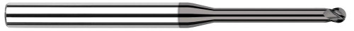 Photograph of a Harvey Tool 795131 | 0.0310" (1/32) Cutter DIA x 0.0470" (3/64) Length of Cut x 0.1870" (3/16) Reach Carbide Ball End Mill, 4 Flutes, CVD Diamond 9µm Photograph of a Harvey Tool 795131 | 0.0310" (1/32) Cutter DIA x 0.0470" (3/64) Length of Cut x 0.1870" (3/16) Reach Carbide Ball End Mill, 4 Flutes, CVD Diamond 9µm