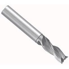 Emuge 2548.006 | 6.00mm Diameter x 6.00mm Shank x 13.00mm LOC x 57.00mm OAL x 40 Degree Helix Angle 3 Flute Bright Coated Carbide Square End Mill