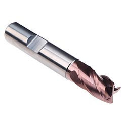 Emuge 1917A.018 | 18.00mm Diameter x 18.00mm Shank x 27.00mm LOC x 84.00mm OAL x 35/38 Degree Helix Angle 4 Flute TIALN Coated Carbide Square End Mill