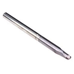 Emuge 1960A.004 | 4.00mm Diameter x 6.00mm Shank x 4.00mm LOC x 80.00mm OAL x 30 Degree Helix Angle 2 Flute TIALN Coated Carbide Ballnose End Mill
