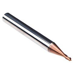 Emuge 2516A.008 | 8.00mm Diameter x 8.00mm Shank x 9.00mm LOC x 58.00mm OAL x 34/38 Degree Helix Angle 3 Flute TIALN Coated Carbide Square End Mill