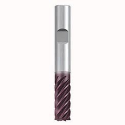Emuge 2523A.006 | 6.00mm Diameter x 6.00mm Shank x 13.00mm LOC x 57.00mm OAL x 35/38 Degree Helix Angle 6 Flute TIALN Coated Carbide Square End Mill
