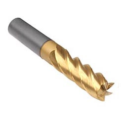 Emuge 2644T.006 | 6.00mm Diameter x 6.00mm Shank x 18.00mm LOC x 62.00mm OAL x 38/42 Degree Helix Angle 4 Flute TIN/TIALN Coated Carbide Square End Mill