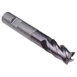 Emuge 2651AZ.020 | 20.00mm Diameter x 20.00mm Shank x 38.00mm LOC x 126.00mm OAL x 38/40 Degree Helix Angle 4 Flute TIALN Coated Carbide Square End Mill