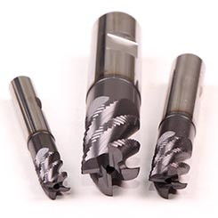 Emuge 2869AZ.004 | 4.00mm Diameter x 6.00mm Shank x 8.00mm LOC x 57.00mm OAL x 45 Degree Helix Angle 3 Flute TIALN Coated Carbide Square End Mill