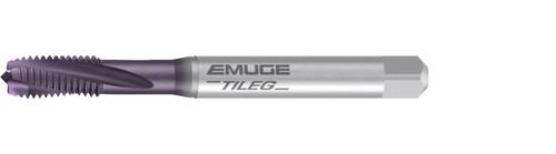 Emuge B040V401.0050 | M5x0.80mm Thread Size x 15.00mm Length x 6.00mm Shank x 70.00mm OAL x 15 Degree Helix Angle 3 Flute TICN Coated HSSE Spiral Flute Tap