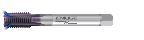 Emuge C1069101.0114 | M14x2.00mm Thread Size x 26.00mm Length x 11.00mm Shank x 110.00mm OAL TICN Coated HSSE Straight Flute Tap