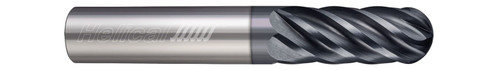 Helical Solutions 84408 | HEV-R-60125-BN 1/8" Diameter x 1/8" Shank x 1/2" LOC x 2-1/2" OAL 6 Aplus Coated Solid Carbide Ball End Mill