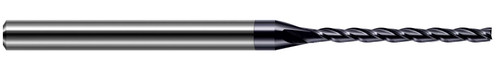 Harvey Tool 834211 | 0.1720" Diameter x 3/16" Shank x 7/8" LOC x 3" OAL 4 Flute Uncoated Carbide Square End Mill