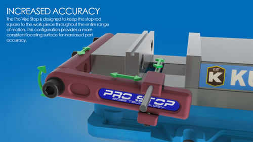 Edge Technology 03-000 | Single Side Pro Vise Stop For 6" Milling Machine Vise
