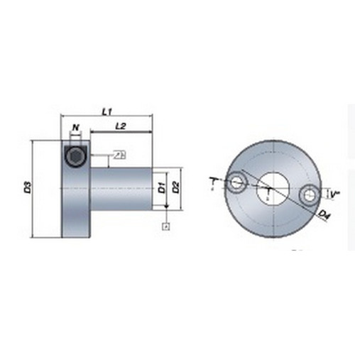 ETP 852015 | 52 mm Body Diameter x 44 mm Body Length Boring Bar Sleeve