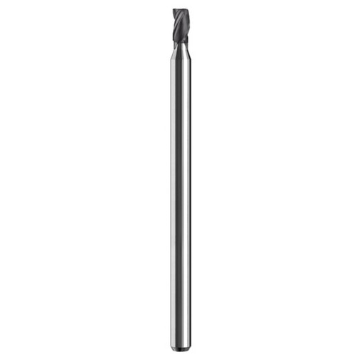 SGS 01127 | 0.047" Diameter x 0.125" Shank x 0.071" LOC x 1.500" OAL 3 Flute AlTiN Coated Square End Mill