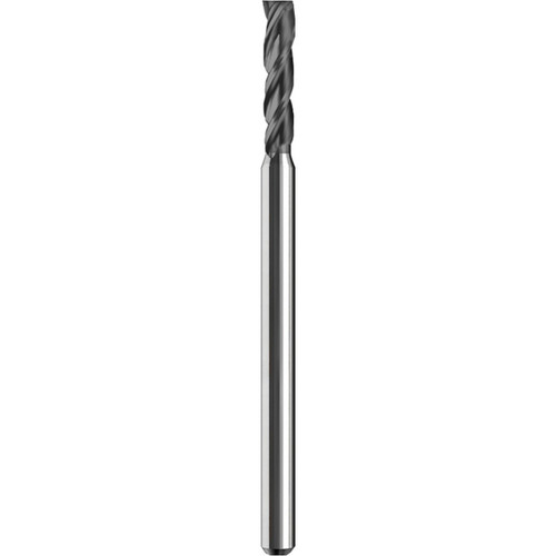 SGS 04221 | 0.055" Diameter x 0.125" Shank x 0.440" LOC x 2.500" OAL 3 Flute AlTiN Coated Square End Mill
