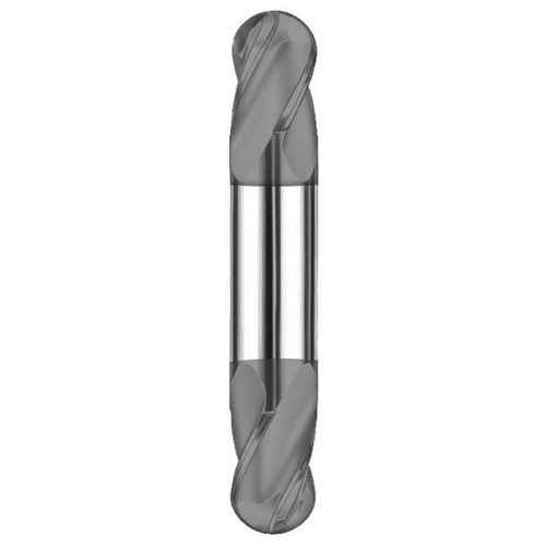 SGS 31235 | 3/8" Diameter x 3/8" Shank x 9/16" LOC x 2-1/2" OAL 4 Flute AlTiN Coated Ball End Mill