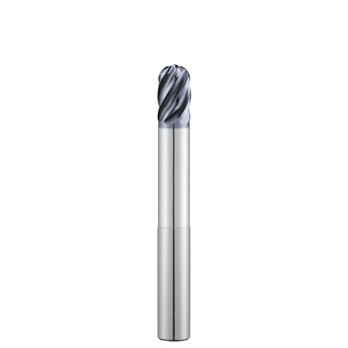 SGS 45213 | 16.00mm Diameter x 16.00mm Shank x 20.00mm LOC x 115.00mm OAL 6 Flute TX Coated Ball End Mill