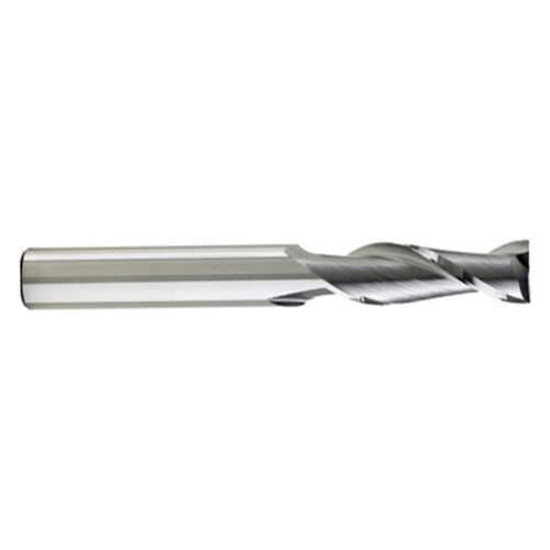 All Industrial E5026020S | 5/16" Diameter x 5/16" Shank x 1-5/8" LOC x 4" OAL 2 Flute Uncoated Solid Carbide Square End Mill