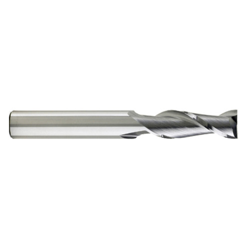 All Industrial E5011008 | 2 Flute Long Length Carbide End Mill, 1/8" Diameter
