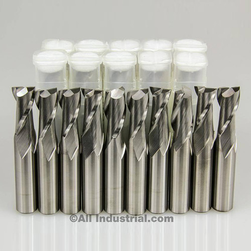 All Industrial 25000673 | 2 Flute Standard Length End Mill, 3/8" Diameter
