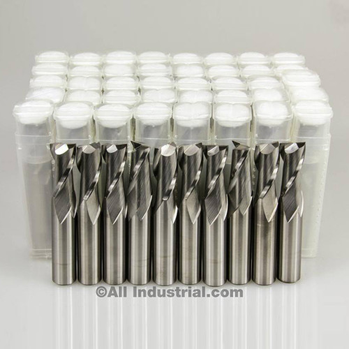 All Industrial 25000673 | 2 Flute Standard Length End Mill, 3/8" Diameter