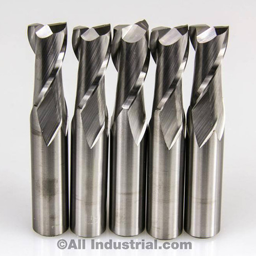 All Industrial E5020048 | 2 Flute Standard Length End Mill, 3/4" Diameter