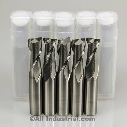 All Industrial E5020064 | 2 Flute Standard Length End Mill, 1" Diameter