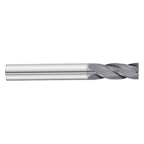 All Industrial EH065008S | 4 Flute Extra Long TiAlN Coated End Mill, 1/8" Diameter