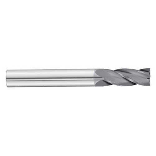 All Industrial EH065028S | 4 Flute Extra Long TiAlN Coated End Mill, 7/16" Diameter