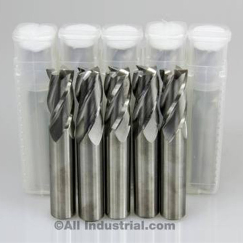 All Industrial E5021004 | 1/16" Diameter x 1/8" Shank x 3/16" LOC x 1-1/2" OAL 4 Flute Uncoated Solid Carbide Square End Mill