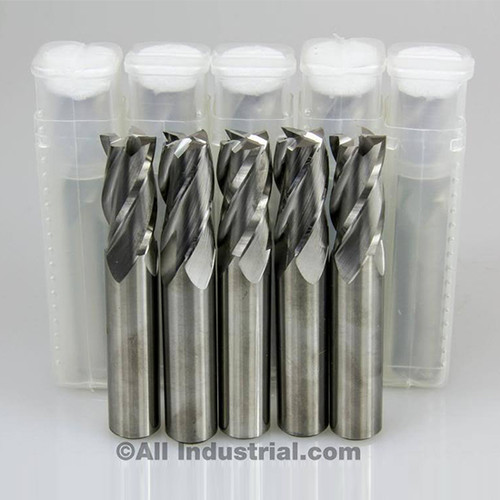 All Industrial E5021064 | 4 Flute Standard Length End Mill, 1" Diameter