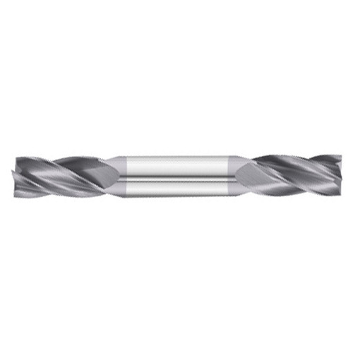 All Industrial E5024024TF | 3/8" Diameter x 3/8" Shank x 3/4" LOC x 3-1/2" OAL 4 Flute TiAlN Solid Carbide Square End Mill