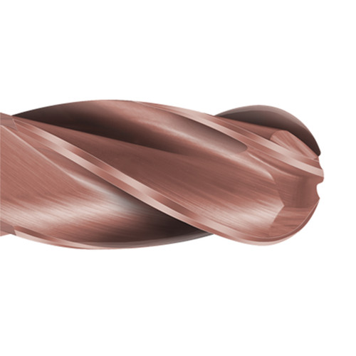 Colton Industrial Tools 30722FC20 | Carbide End Mill 4 Flute Ball End Standard CCT-1 Coated 7/64" Diameter x 1/2" LOC x 1-1/2" OAL