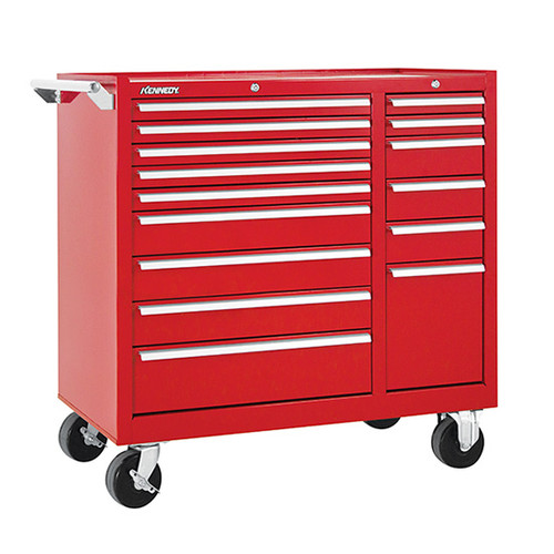 RED 8 DRAWER SERVICE CART