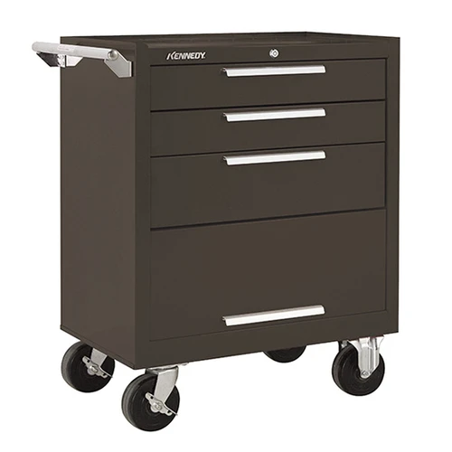 Kennedy 273XB | 27" 3-Drawer Roller Brown Cabinet