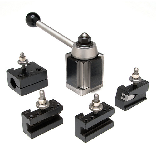 Aloris EA-6-BS | 5pc. Starter Set Tool Post & Holders